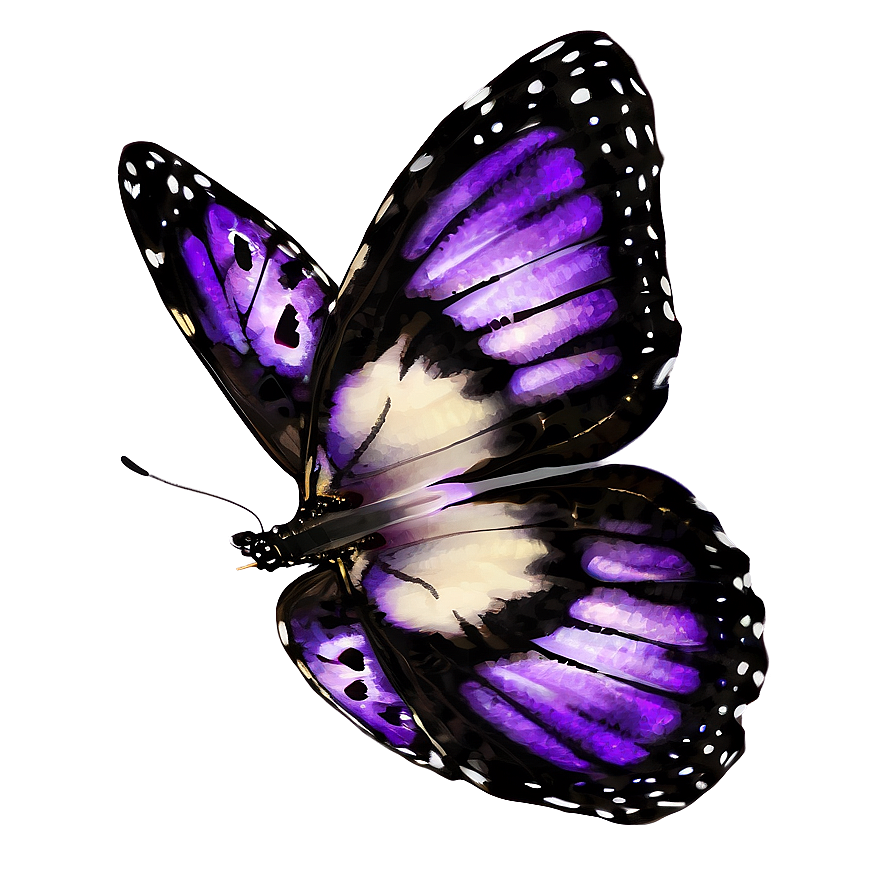 Purple Butterfly Png Sfa