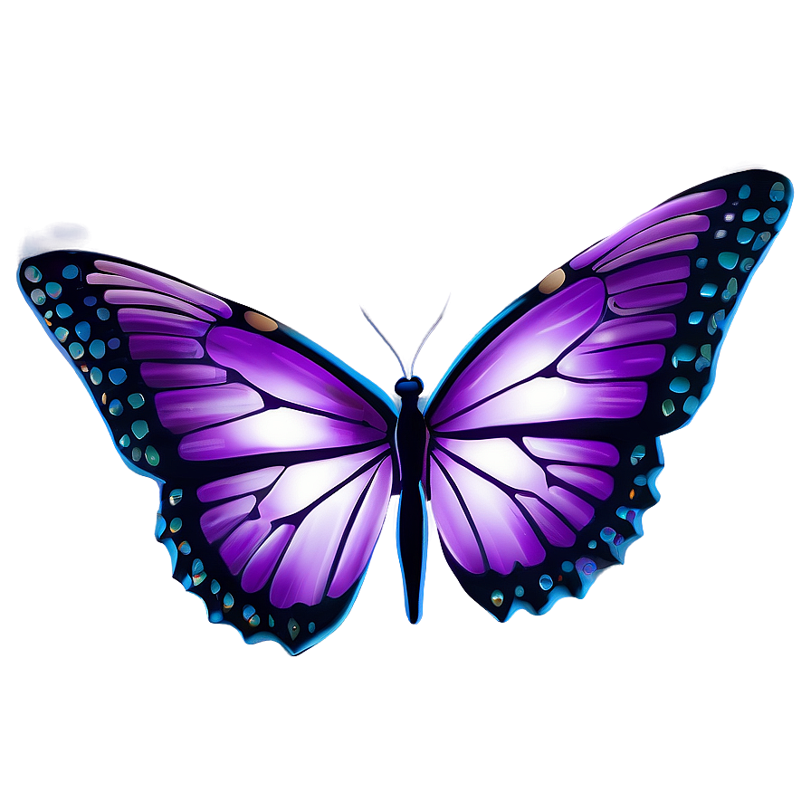Purple Butterfly Tattoo Design Png 05232024