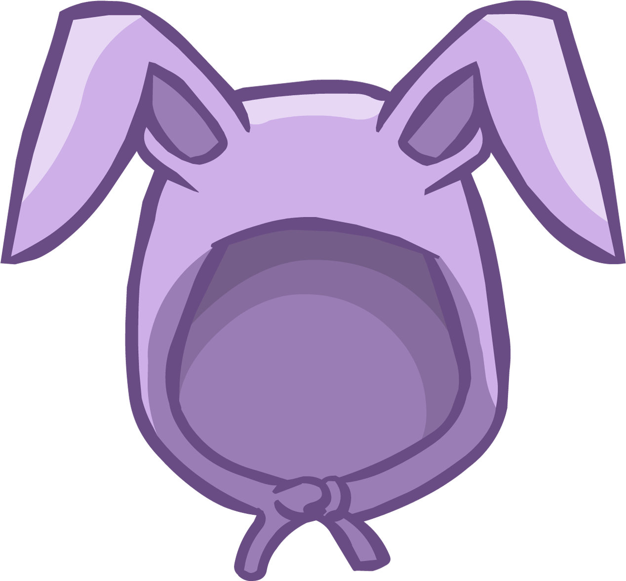 Purple Cartoon Bunny Ears