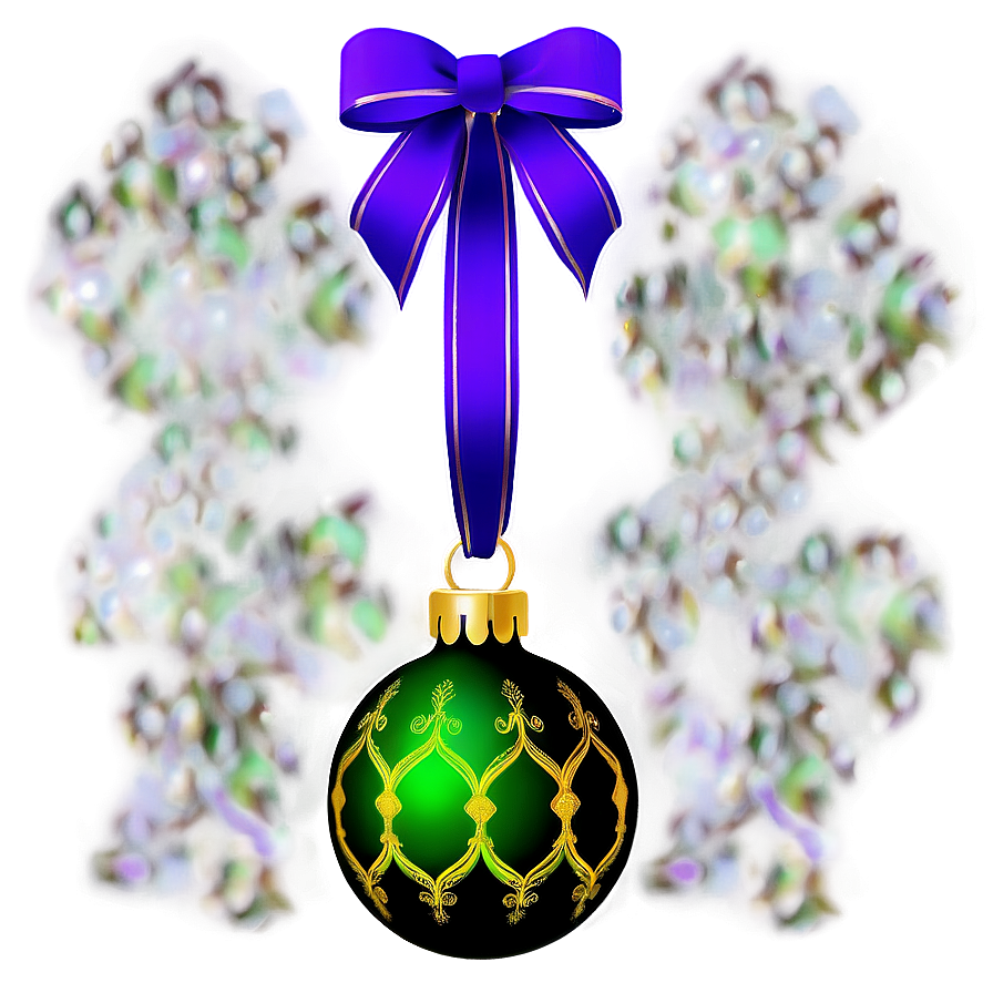 Purple Christmas Ornaments Png Tix74