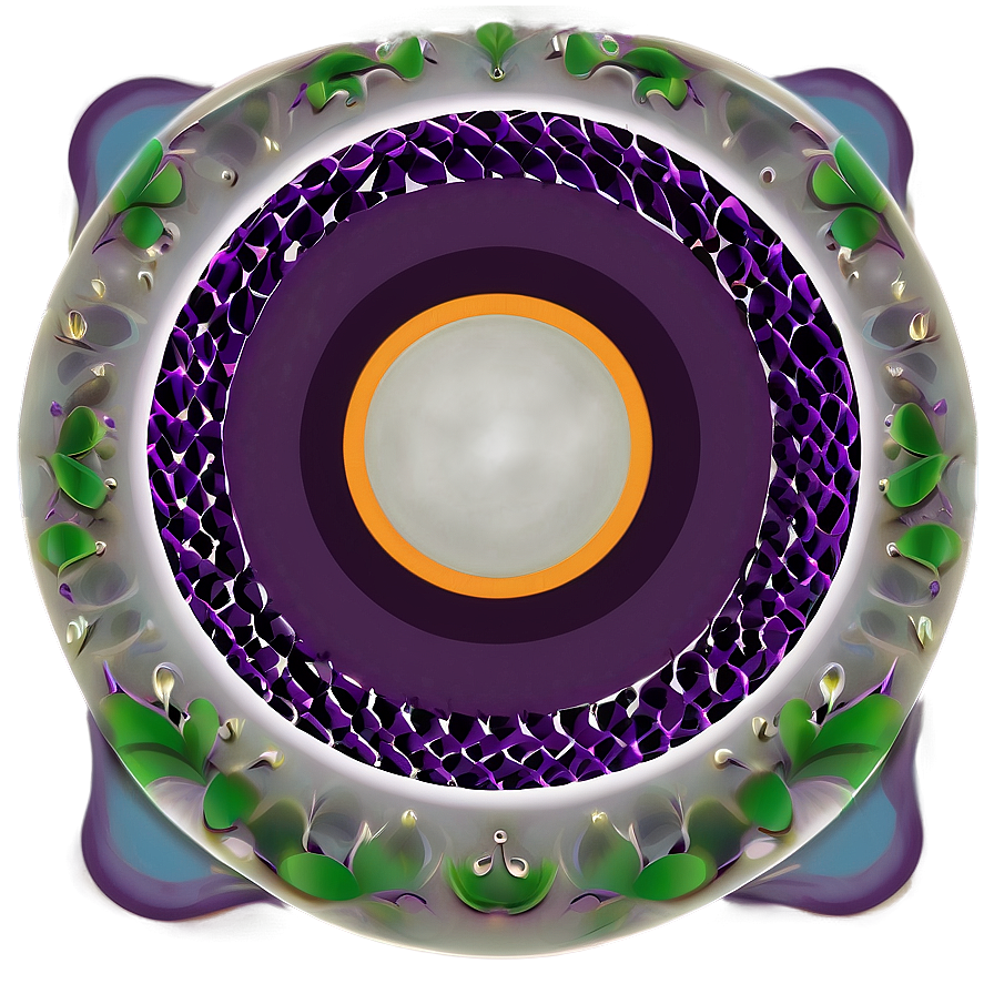 Purple Circle Pattern Png 06202024