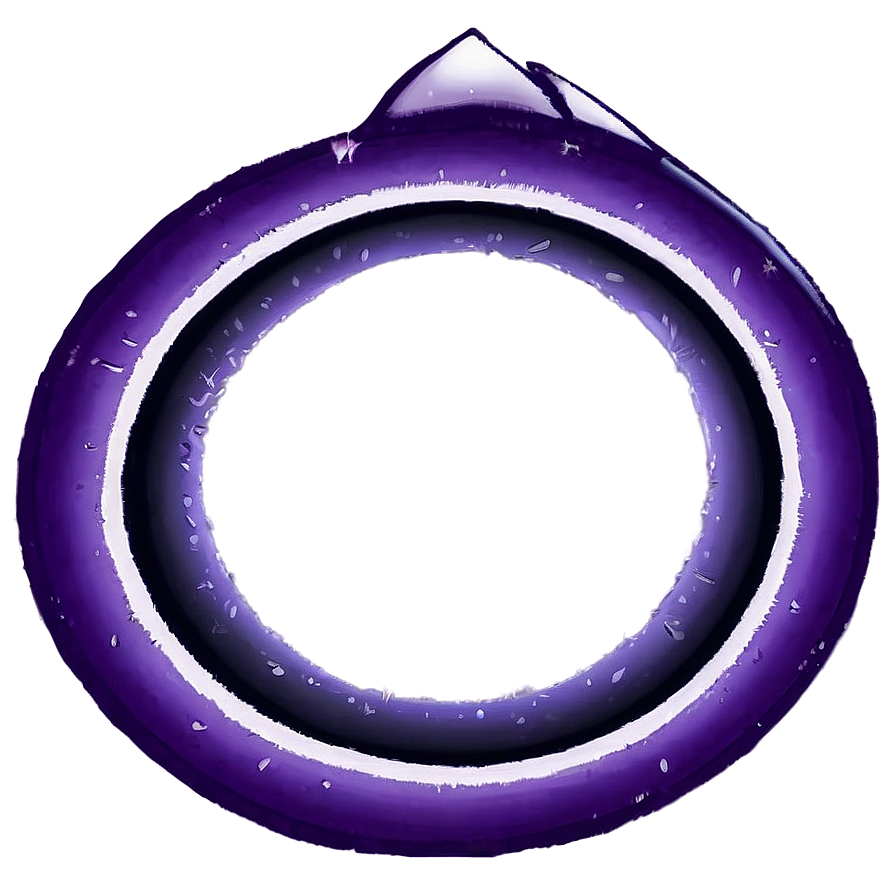 Purple Circle With Rays Png Oji