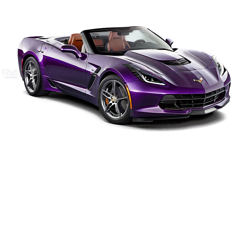 Purple Corvette Png 82