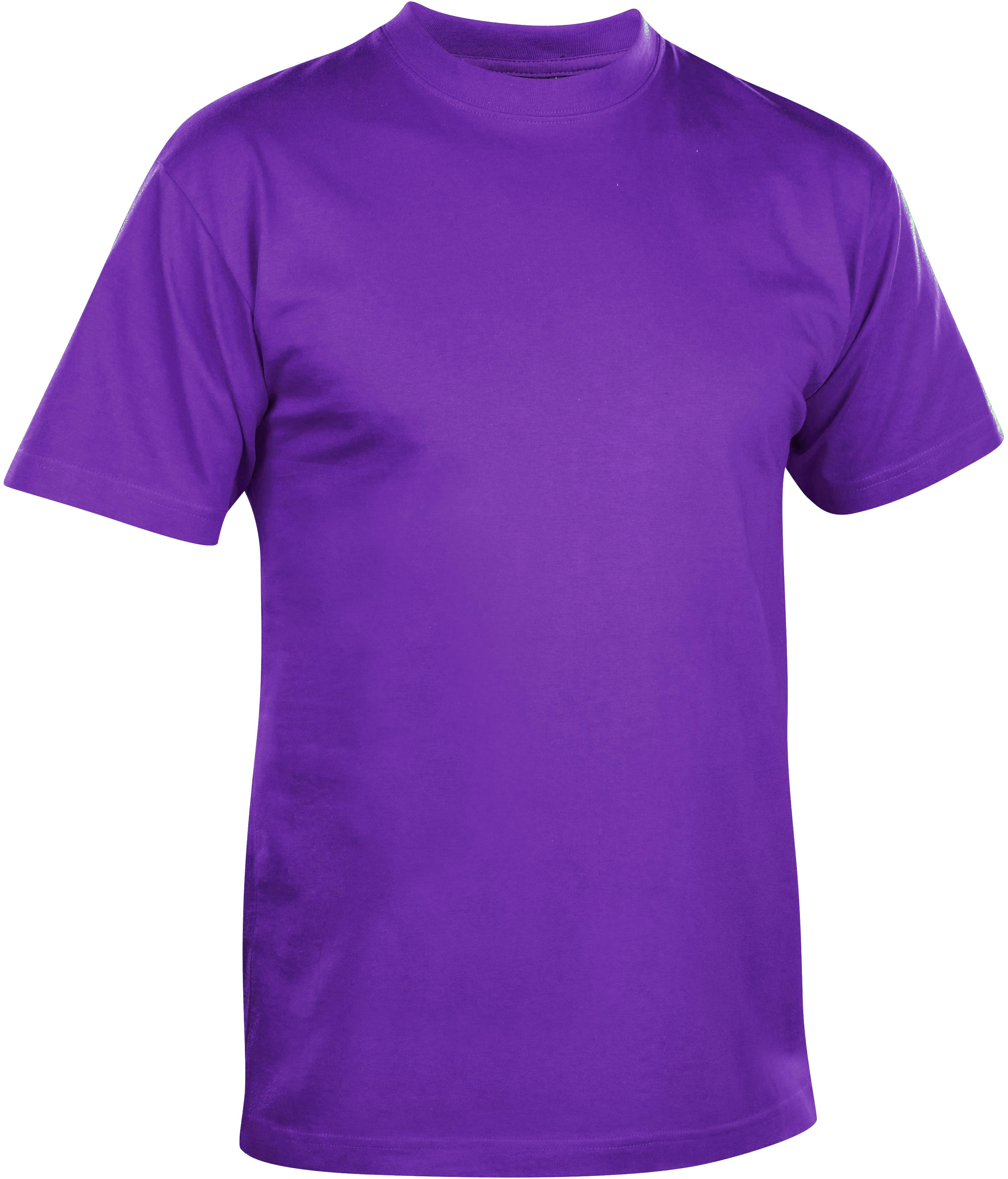Purple Crew Neck T Shirt Mockup