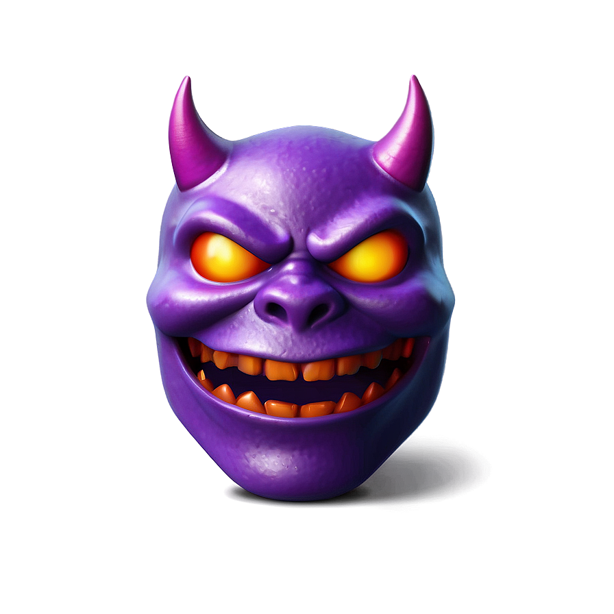 Purple Devil Emoji Png 05252024