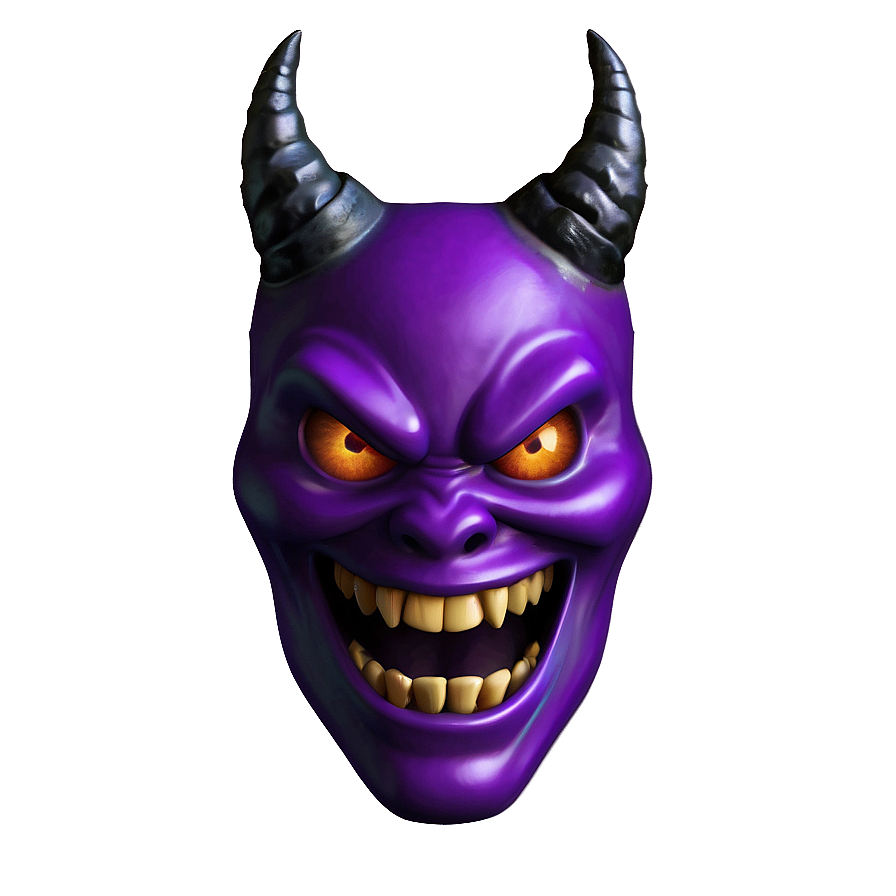 Purple Devil Emoji Png Isq3