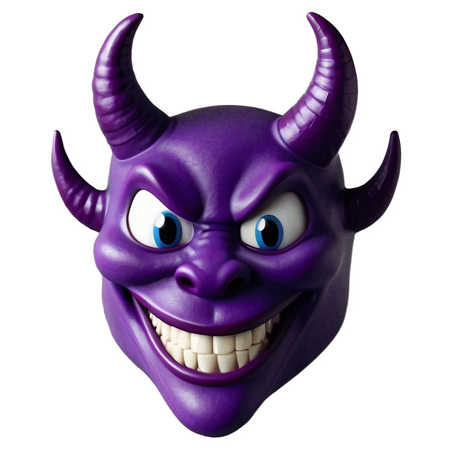 Purple Devil Emoji Png Mjt36