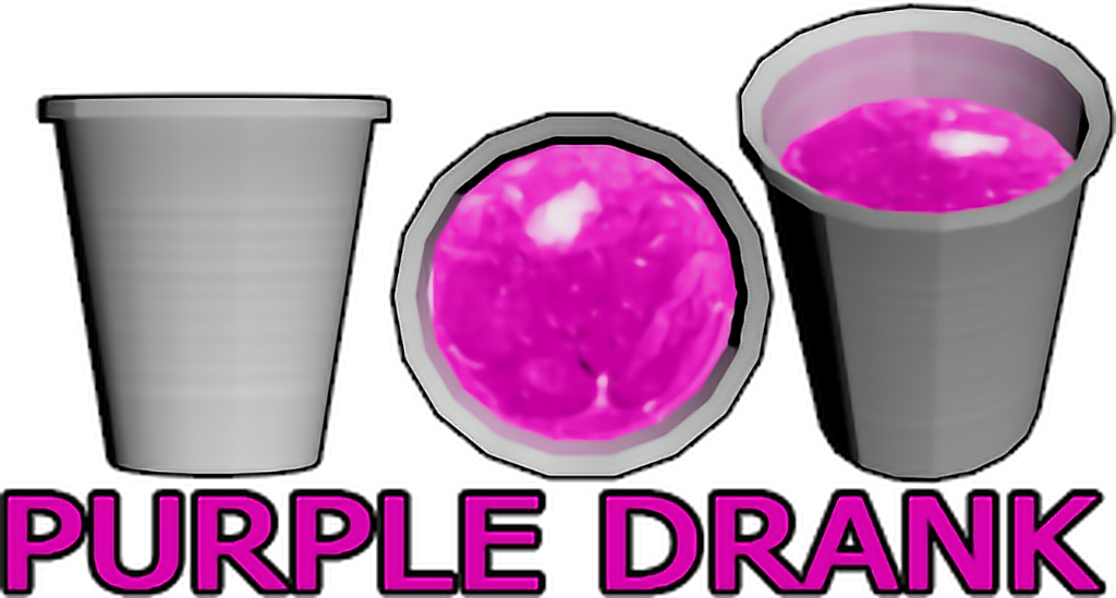 Purple Drank Styrofoam Cups