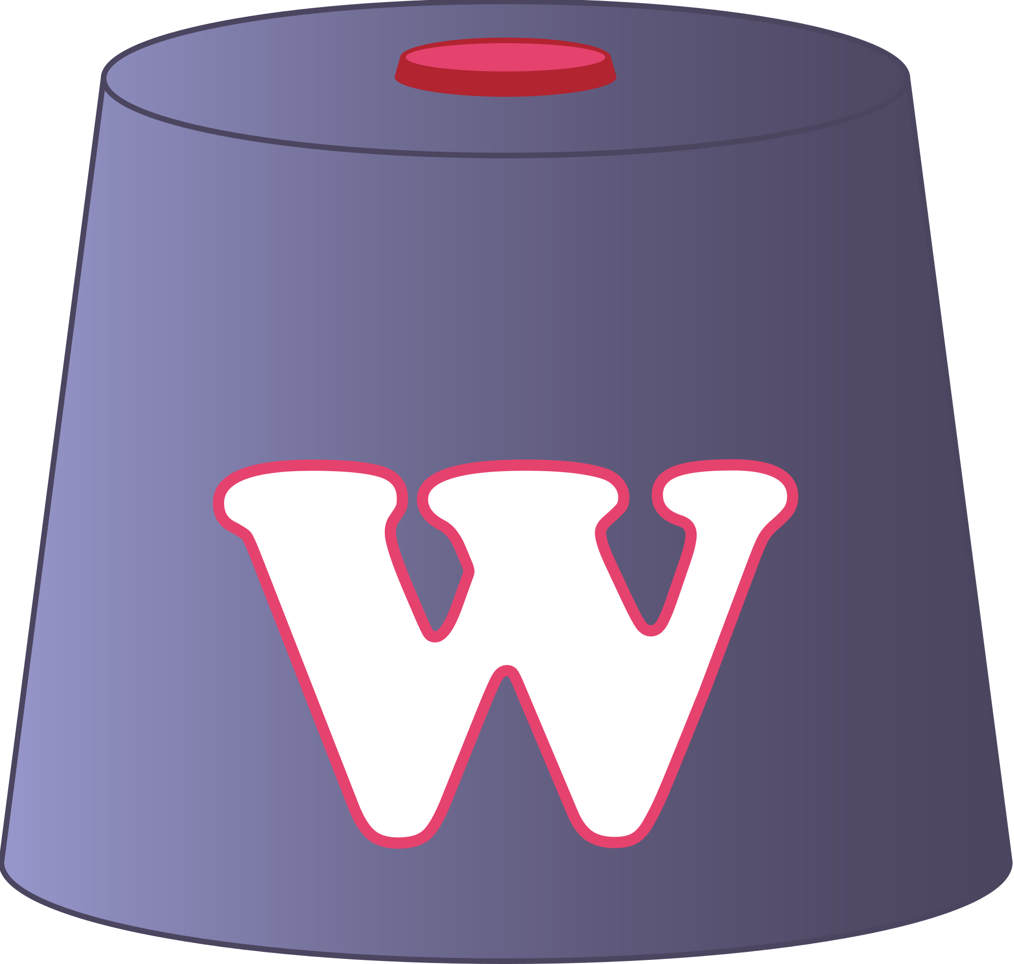 Purple Fez With White W Logo