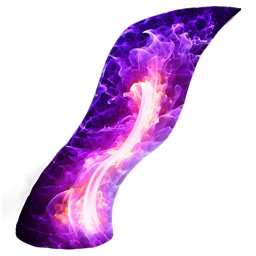 Purple Fire Wave Png 20