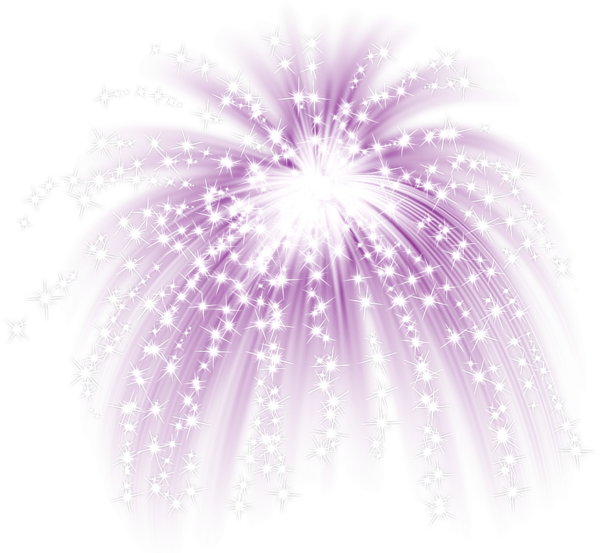 Purple Firework Illustration