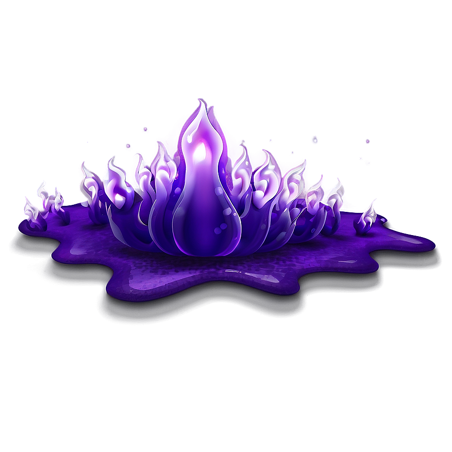 Purple Flame Graphics Png Oql11