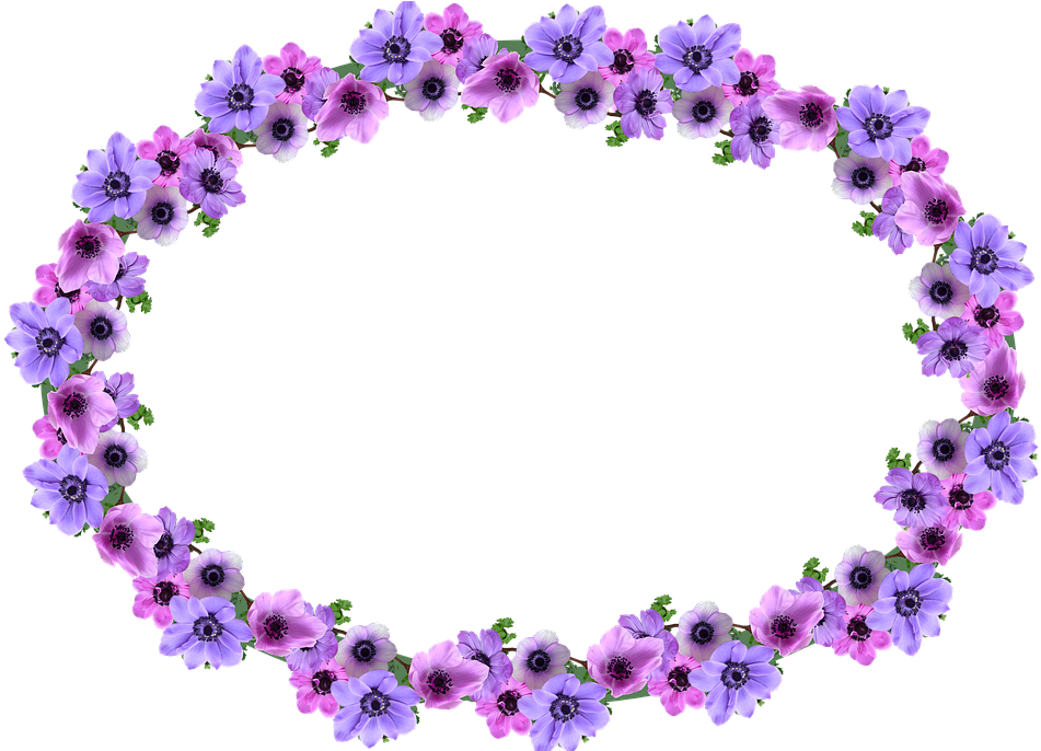 Purple_ Floral_ Border_ Design