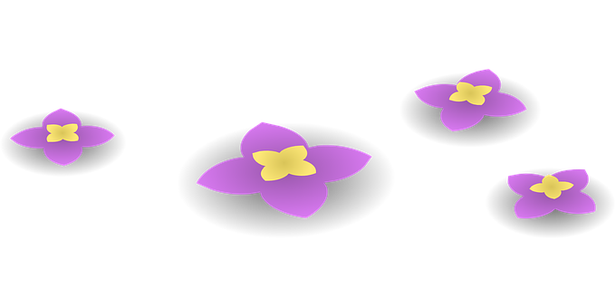 Purple Floral Graphic Design