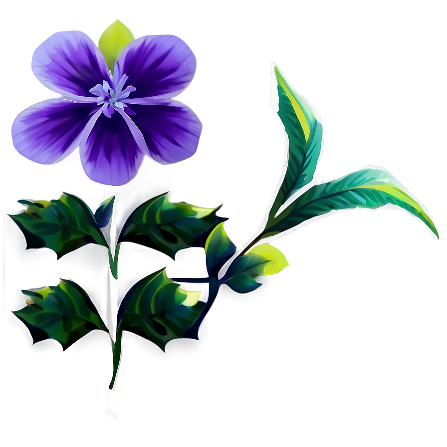 Purple Floral Png Rpm