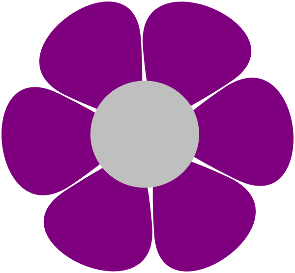 Purple Flower Graphic