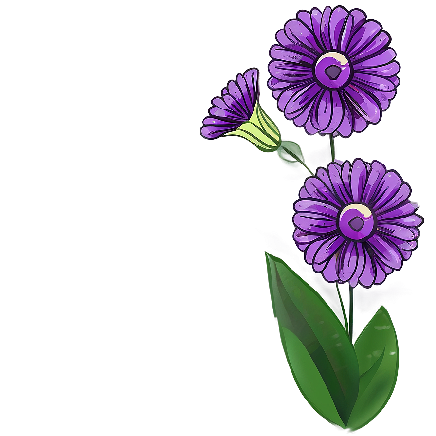 Purple Flower Png 72