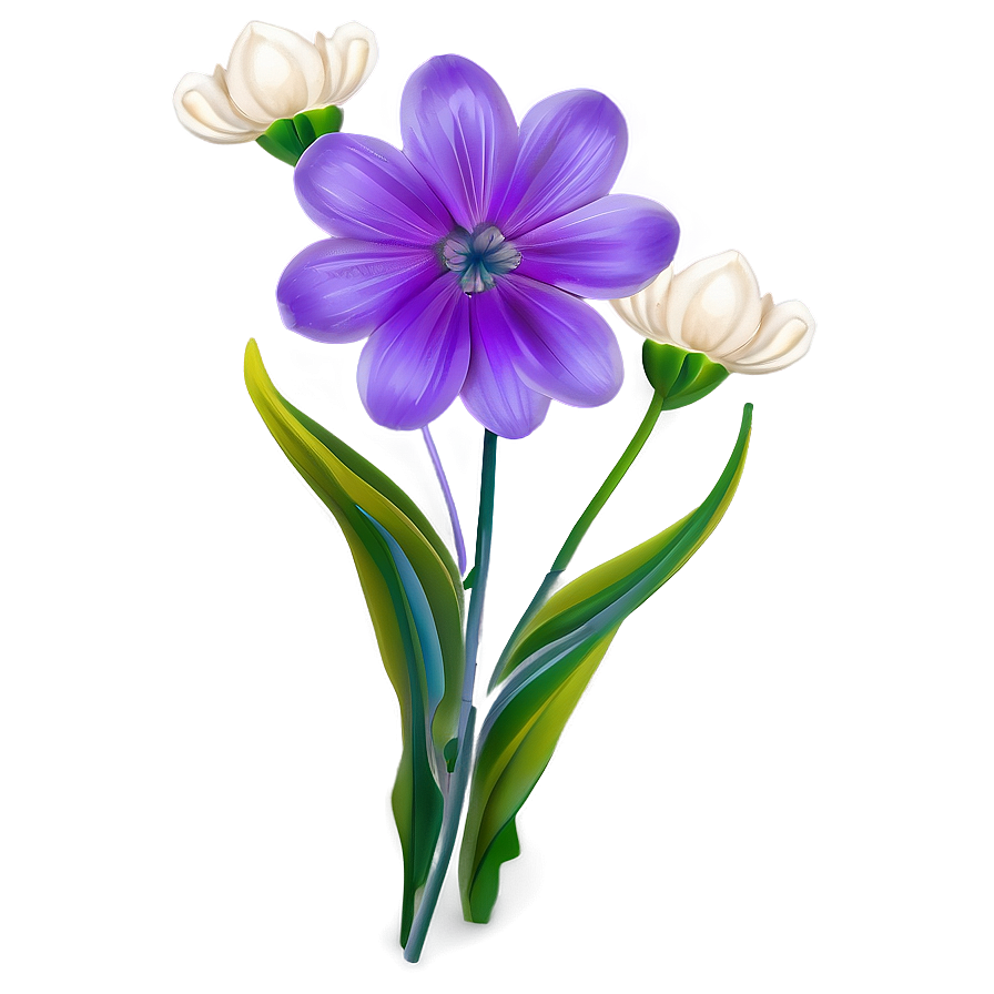 Purple Flower Png Dgr47