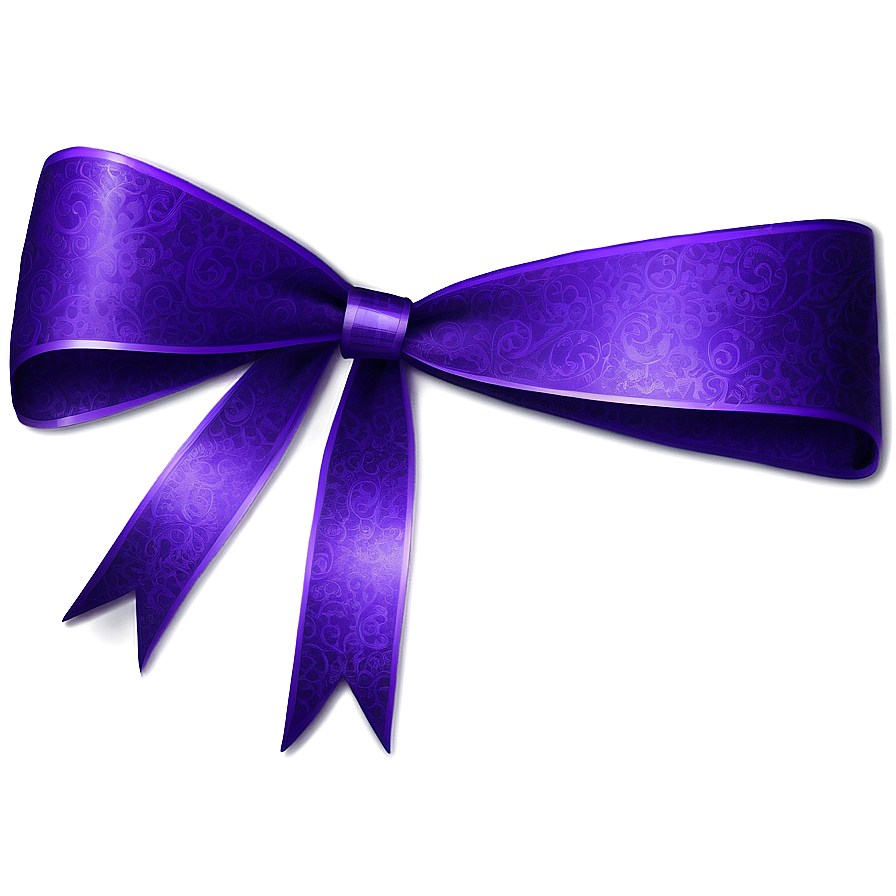 Purple Gift Bow Png Rbp