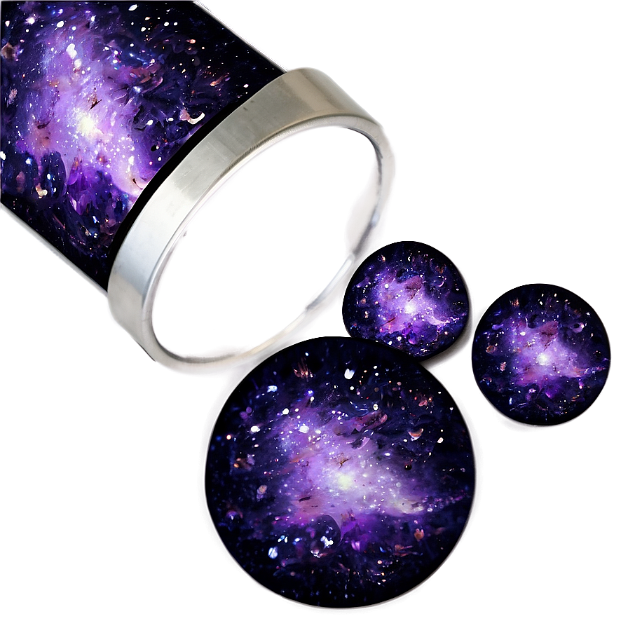 Purple Glitter Galaxy Png Sjc59