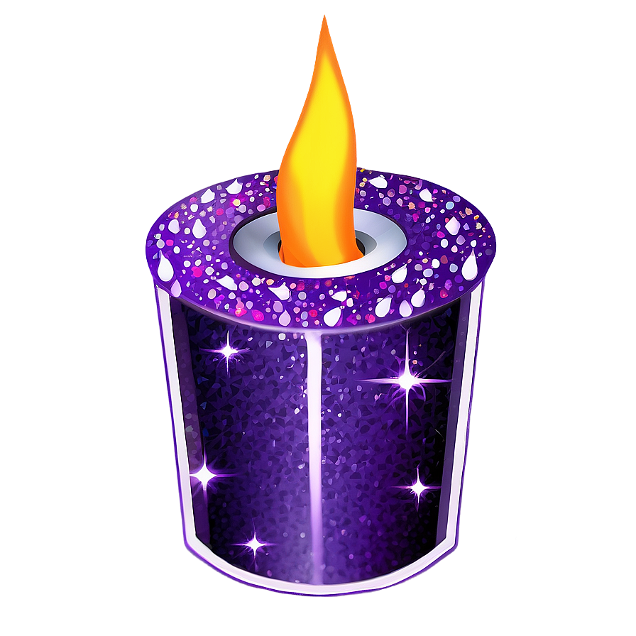 Purple Glitter Magic Png Cph54