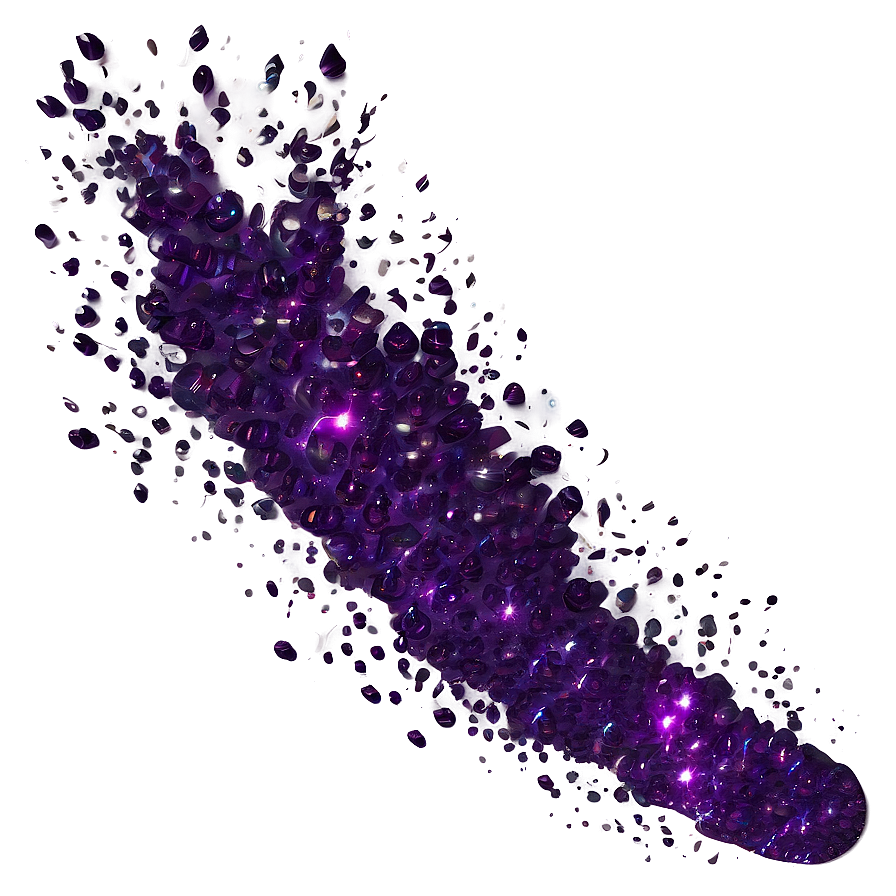 Purple Glitter Storm Png 70