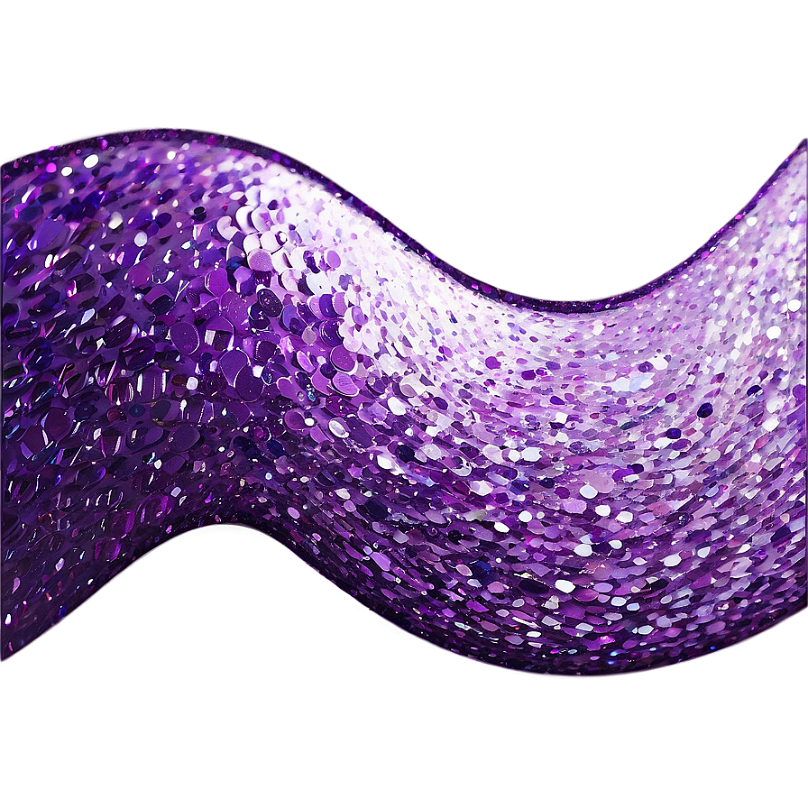 Purple Glitter Waves Png 06252024