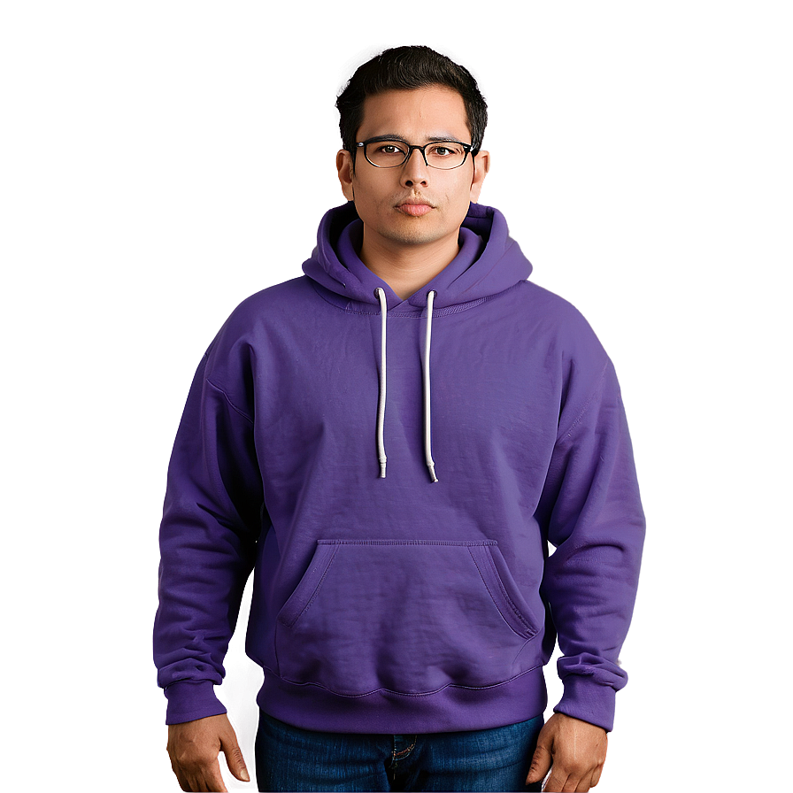 Purple Hoodie Png Cih