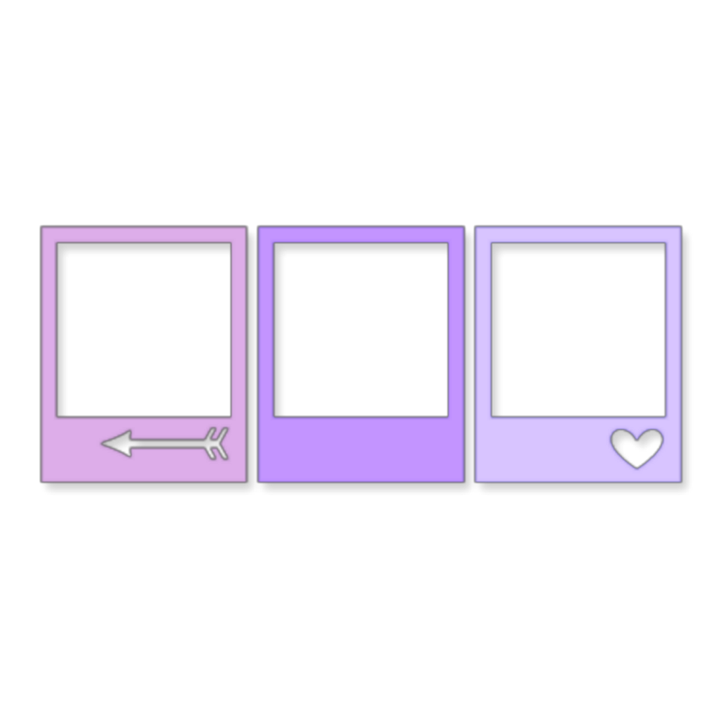 Purple Icon Frames Graphic