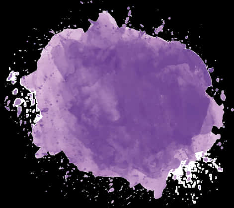 Purple Ink Splash Abstract