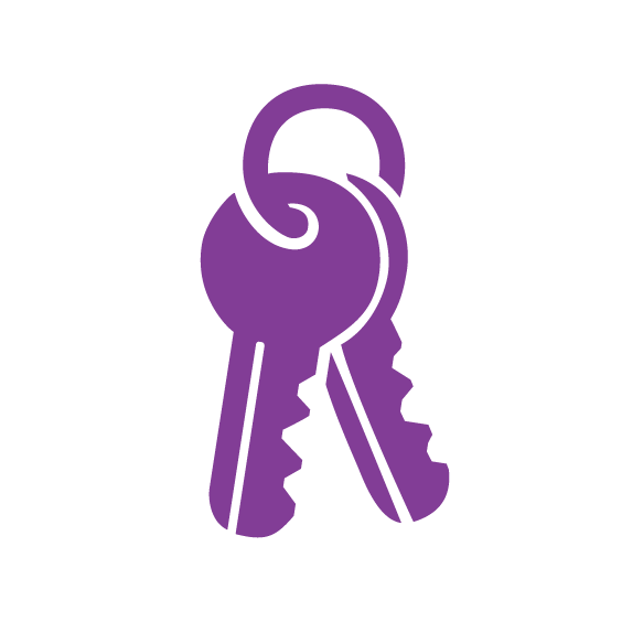 Purple Keys Icon