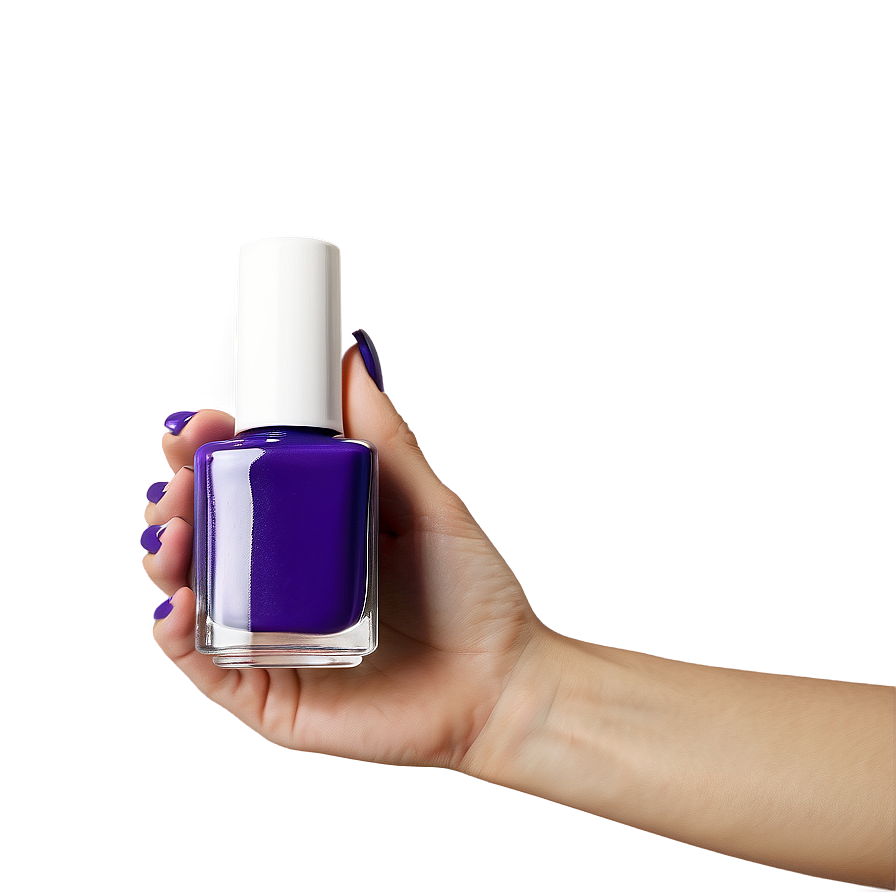 Purple Nail Polish Png 05252024