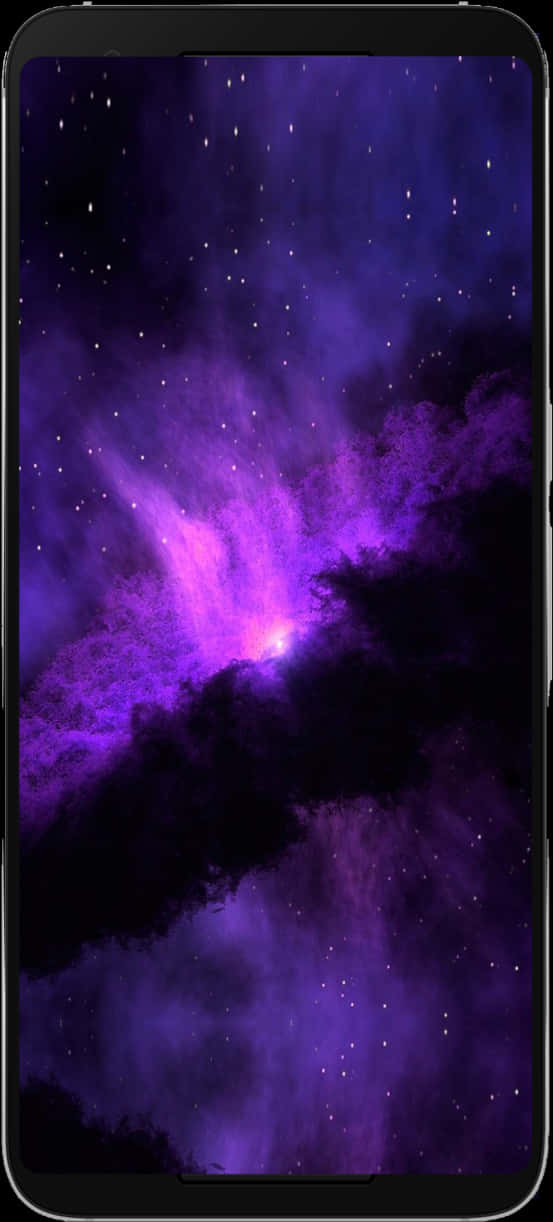 Purple Nebula Smartphone Wallpaper
