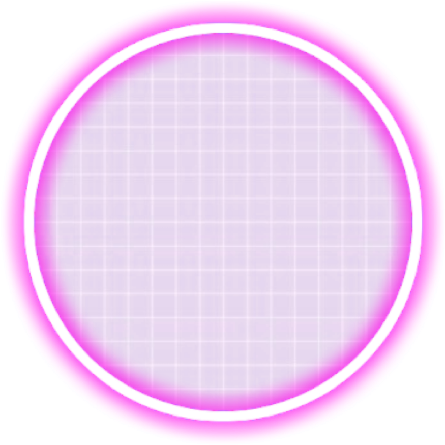 Purple Neon Circle Overlay