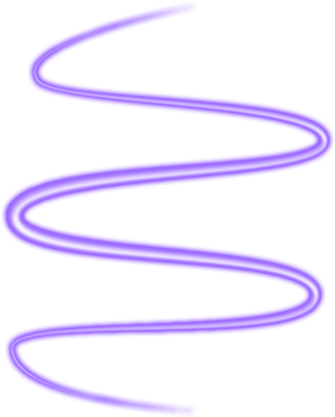 Purple Neon Spiral Line