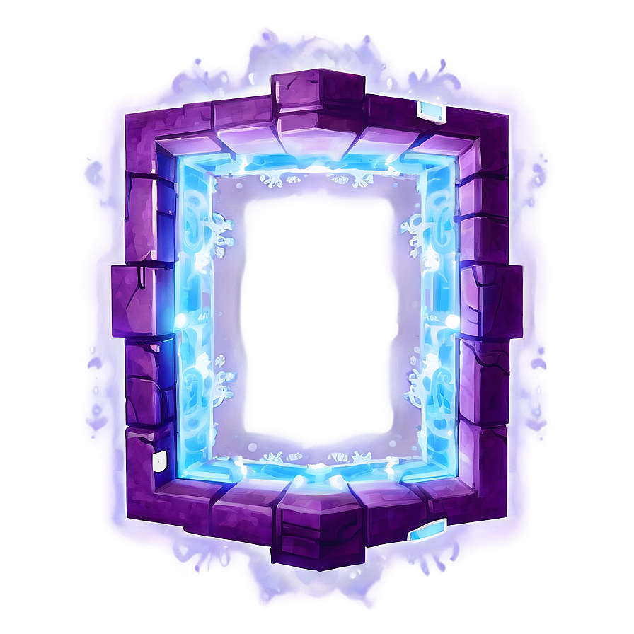 Purple Nether Portal Glow Png Ifo