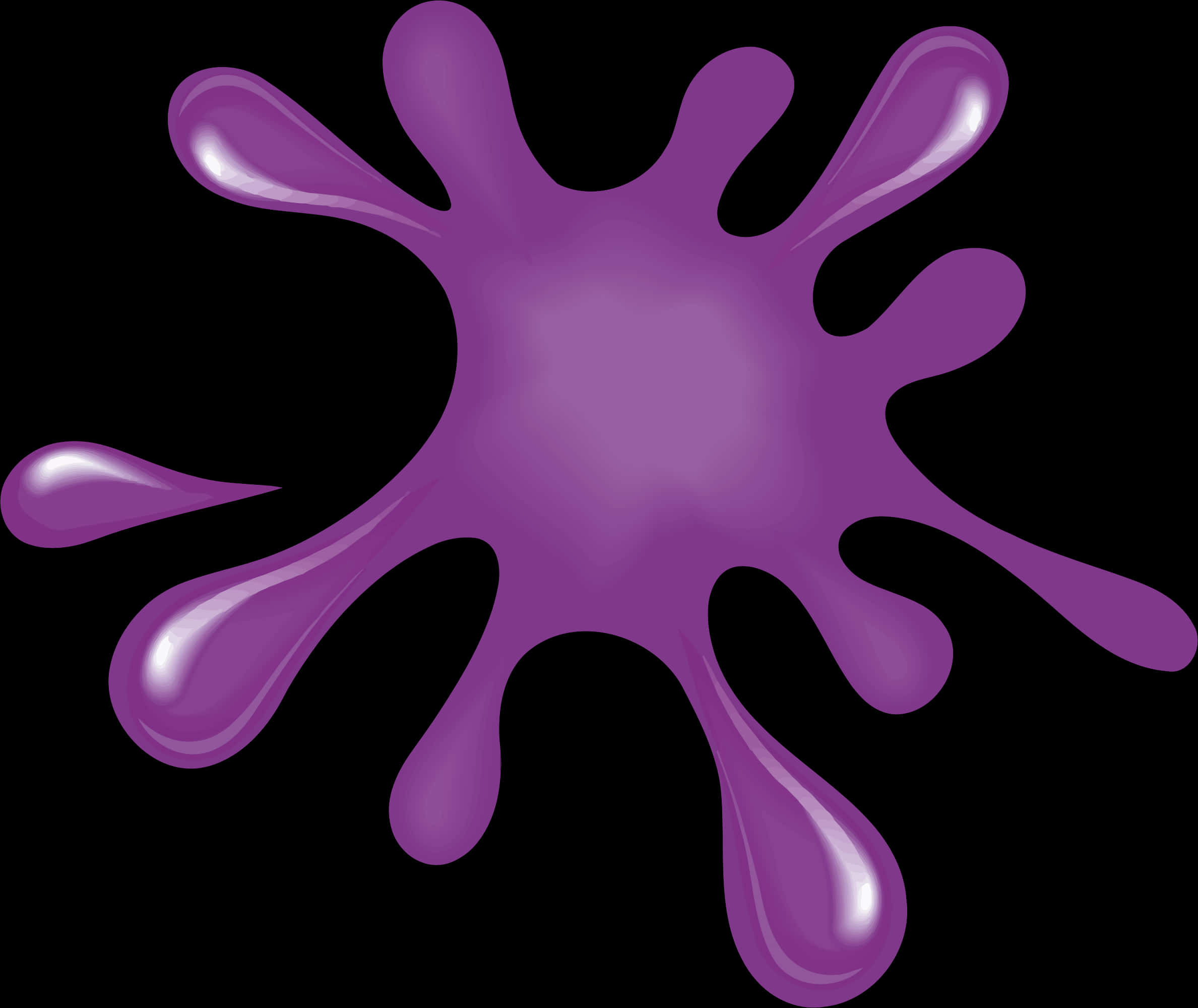 Purple Paint Splatter Graphic
