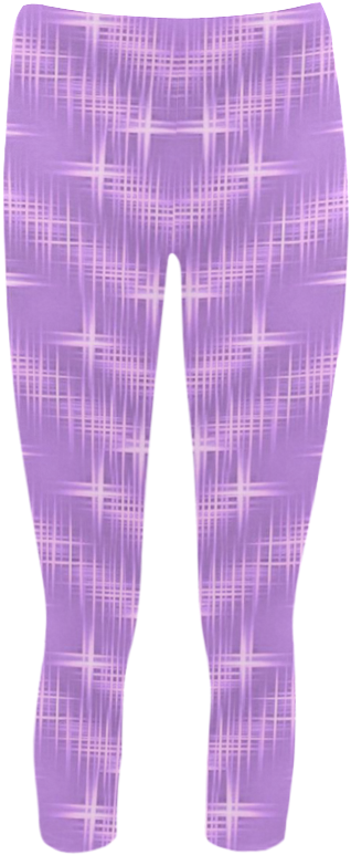 Purple Plaid Leggings Product Image