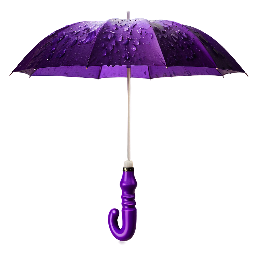 Purple Rain On Umbrella Png Vlp