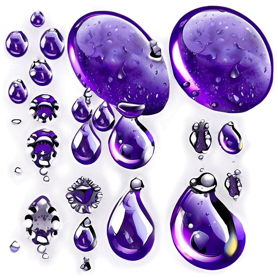 Purple Raindrops Background Png Sri50