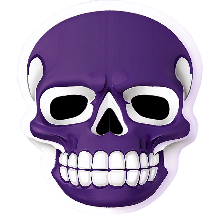 Purple Skull Trooper Gaming Icon Png Inf51