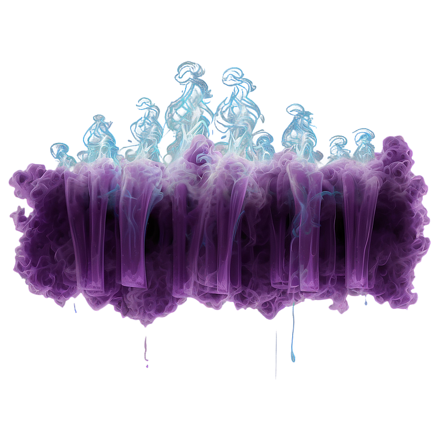 Purple Smoke Curtain Png 06122024