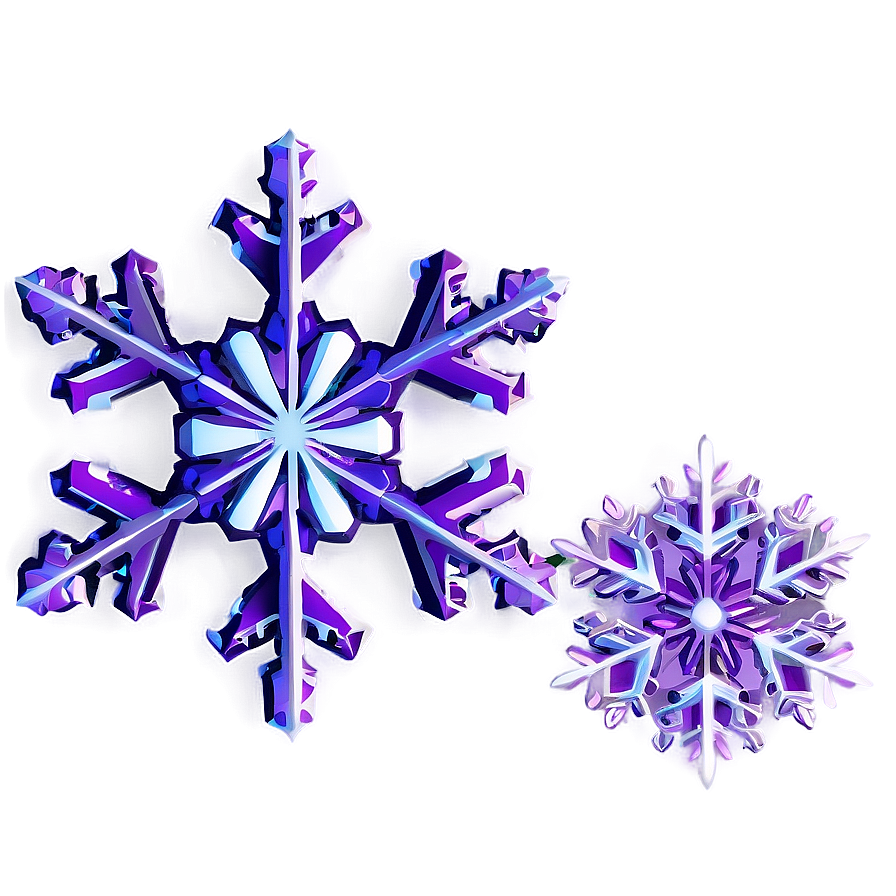 Purple Snowflake Png Uxk