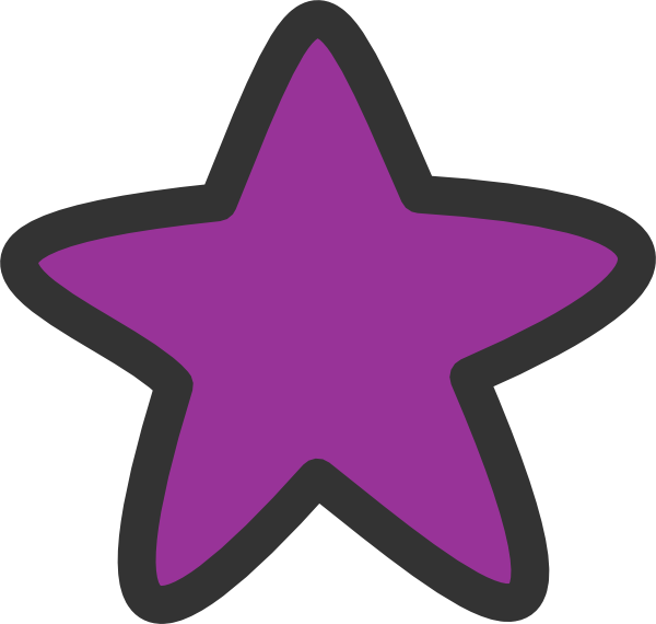 Purple Star Graphic