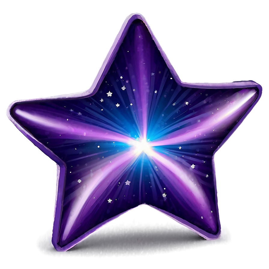 Purple Star Magic Png Uos