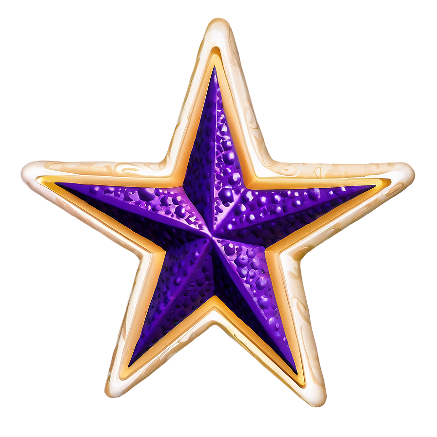 Purple Star Shine Png 58