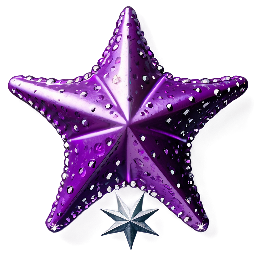 Purple Star Shine Png Xjx