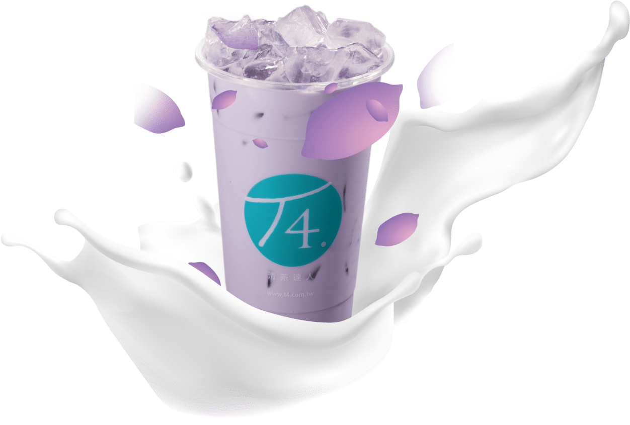 Purple Taro Milk Tea Splash