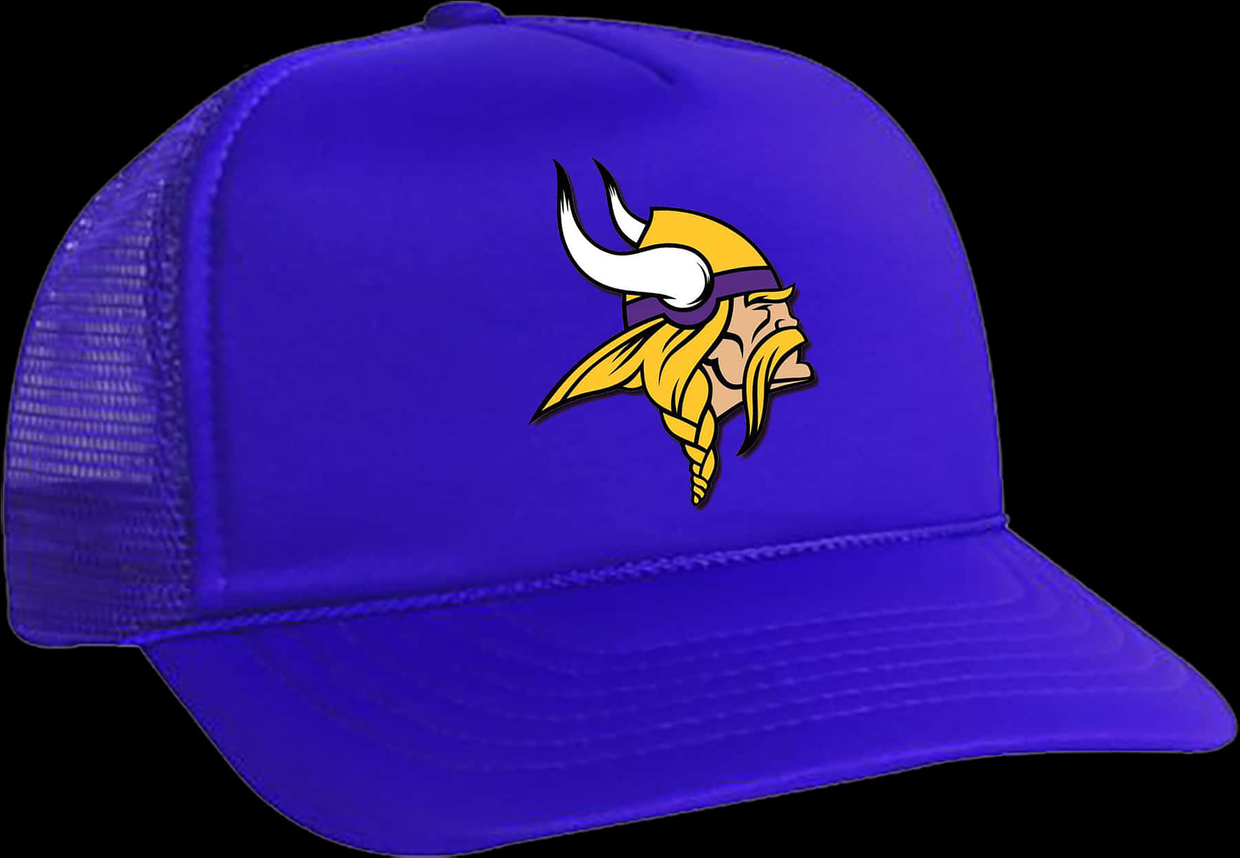 Purple Vikings Logo Cap