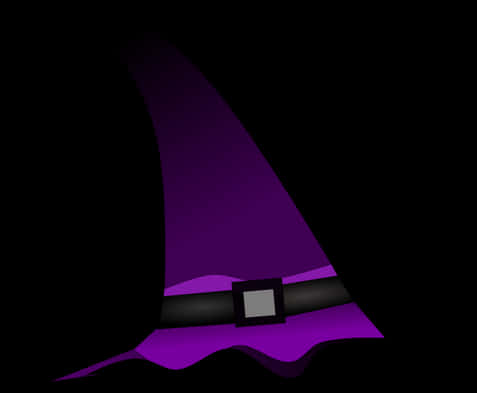 Purple Witch Hat Illustration